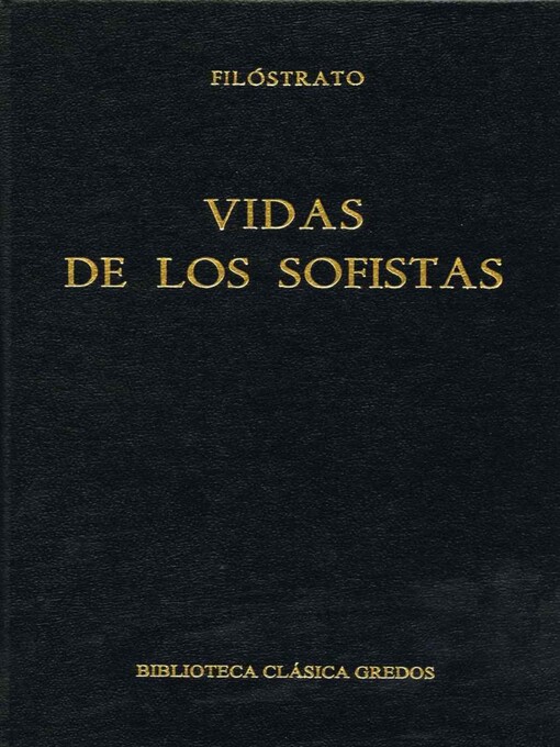 Title details for Vidas de los sofistas by Filóstrato - Available